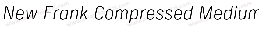 New Frank Compressed Medium字体转换